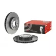 Jeu de 2 disques de frein avant BREMBO 09.9145.11 - Visuel 1