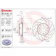 Jeu de 2 disques de frein avant BREMBO 09.9145.1X - Visuel 2