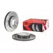 Jeu de 2 disques de frein avant BREMBO 09.9145.1X - Visuel 1