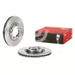 Jeu de 2 disques de frein avant BREMBO 09.9149.10 - Visuel 1