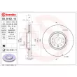 Jeu de 2 disques de frein avant BREMBO 09.9162.11 - Visuel 2