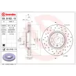 Jeu de 2 disques de frein avant BREMBO 09.9162.1X - Visuel 2