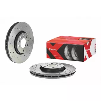 Jeu de 2 disques de frein avant BREMBO 09.9162.1X