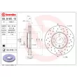Jeu de 2 disques de frein avant BREMBO 09.9165.1X - Visuel 2