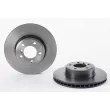 Jeu de 2 disques de frein avant BREMBO 09.9166.11 - Visuel 1