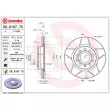 Jeu de 2 disques de frein avant BREMBO 09.9167.75 - Visuel 2