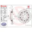 Jeu de 2 disques de frein arrière BREMBO 09.9315.23 - Visuel 2