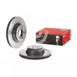 Jeu de 2 disques de frein avant BREMBO 09.9355.11 - Visuel 1