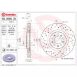 Jeu de 2 disques de frein avant BREMBO 09.9365.2X - Visuel 2