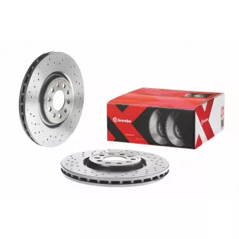 Jeu de 2 disques de frein avant BREMBO 09.9365.2X