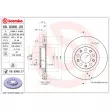 Jeu de 2 disques de frein arrière BREMBO 09.9366.21 - Visuel 2