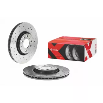 Jeu de 2 disques de frein avant BREMBO 09.9369.1X