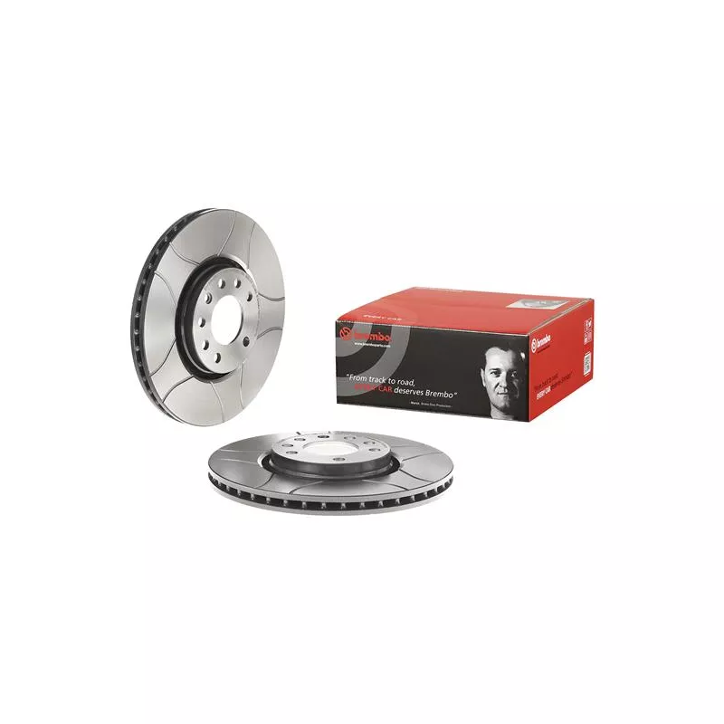 Jeu de 2 disques de frein avant BREMBO 09.9369.75