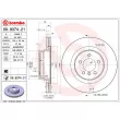 Jeu de 2 disques de frein avant BREMBO 09.9374.21 - Visuel 2