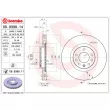 Jeu de 2 disques de frein avant BREMBO 09.9399.11 - Visuel 2