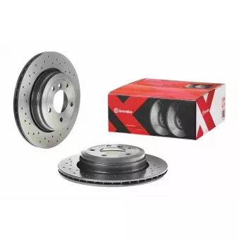 Jeu de 2 disques de frein arrière BREMBO 09.9425.1X