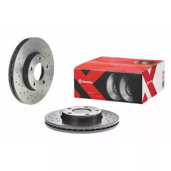 Jeu de 2 disques de frein avant BREMBO 09.9464.2X