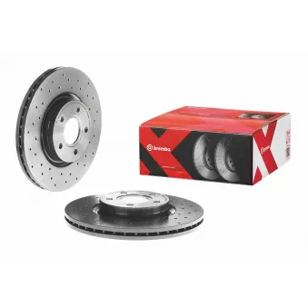 Jeu de 2 disques de frein avant BREMBO 09.9468.1X
