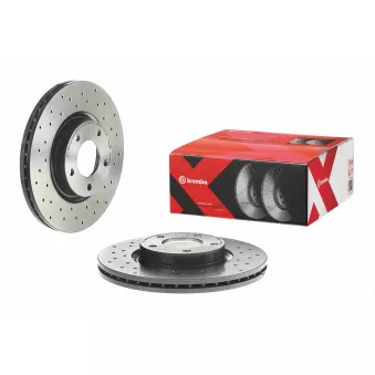 Jeu de 2 disques de frein avant BREMBO 09.9468.2X