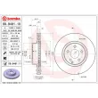 Jeu de 2 disques de frein avant BREMBO 09.9481.11 - Visuel 2