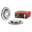 Jeu de 2 disques de frein arrière BREMBO 09.9505.10 - Visuel 1