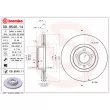 Jeu de 2 disques de frein avant BREMBO 09.9540.11 - Visuel 2