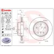 Jeu de 2 disques de frein arrière BREMBO 09.9573.11 - Visuel 2