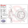 Jeu de 2 disques de frein arrière BREMBO 09.9573.1X - Visuel 2