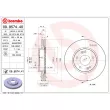 Jeu de 2 disques de frein avant BREMBO 09.9574.40 - Visuel 2