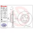 Jeu de 2 disques de frein avant BREMBO 09.9581.11 - Visuel 2