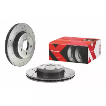 Jeu de 2 disques de frein avant BREMBO 09.9581.1X