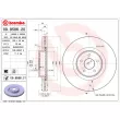 Jeu de 2 disques de frein avant BREMBO 09.9586.21 - Visuel 2