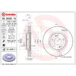 Jeu de 2 disques de frein avant BREMBO 09.9598.11 - Visuel 2