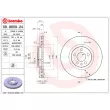 Jeu de 2 disques de frein avant BREMBO 09.9609.24 - Visuel 2