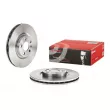 Jeu de 2 disques de frein avant BREMBO 09.9609.24 - Visuel 1