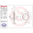 Jeu de 2 disques de frein avant BREMBO 09.9610.14 - Visuel 2