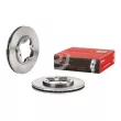 Jeu de 2 disques de frein avant BREMBO 09.9611.14 - Visuel 1