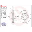Jeu de 2 disques de frein avant BREMBO 09.9613.10 - Visuel 2
