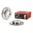 Jeu de 2 disques de frein avant BREMBO 09.9615.14 - Visuel 1