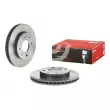 Jeu de 2 disques de frein avant BREMBO 09.9617.11 - Visuel 1