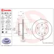 Jeu de 2 disques de frein avant BREMBO 09.9618.14 - Visuel 2