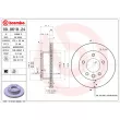 Jeu de 2 disques de frein avant BREMBO 09.9618.24 - Visuel 2