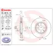Jeu de 2 disques de frein avant BREMBO 09.9619.11 - Visuel 2