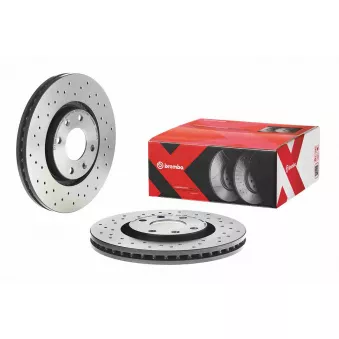 Jeu de 2 disques de frein avant BREMBO 09.9619.1X