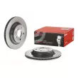 Jeu de 2 disques de frein arrière BREMBO 09.9738.11 - Visuel 1