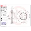 Jeu de 2 disques de frein avant BREMBO 09.9743.11 - Visuel 2
