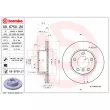 Jeu de 2 disques de frein avant BREMBO 09.9750.21 - Visuel 2