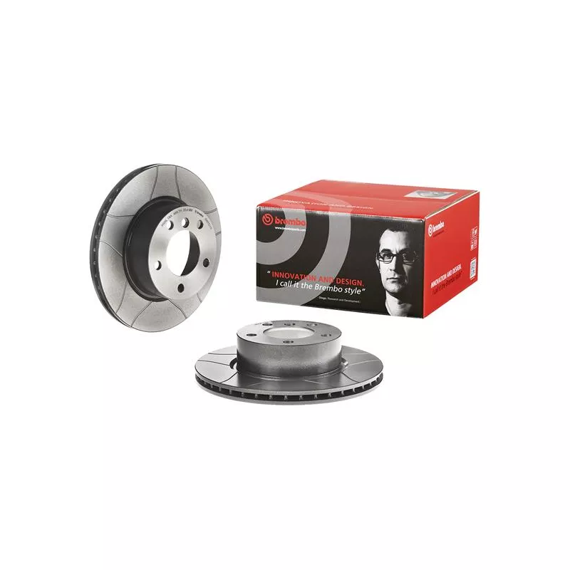 Jeu de 2 disques de frein avant BREMBO 09.9752.75