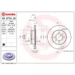 Jeu de 2 disques de frein avant BREMBO 09.9753.21 - Visuel 2