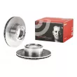 Jeu de 2 disques de frein arrière BREMBO 09.9761.10 - Visuel 1